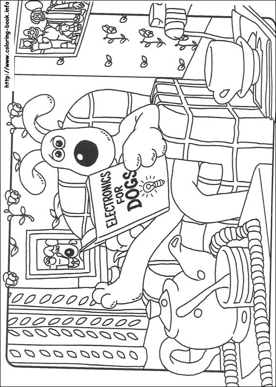 Wallace and Gromit coloring picture